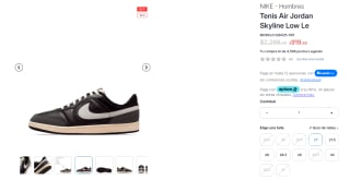 Tenis Air Jordan Skyline Low LE por $920 en Innovasport
