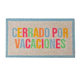Felpudo “Cerrado por vacaciones” de 70 x 40 cm por 2.99€