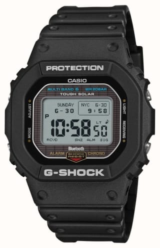 Casio G-Shock Digital 5600 Series 44.1mm Digital Positive MIP Display Watch,Tough Sol