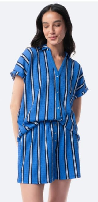 Short de punto de rayas de mujer TEX por 3.99€.