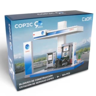 Estación d/Servicio COPEC Juego d/Bloques Construcción 324 Piezas $13.900 TiendaCopec