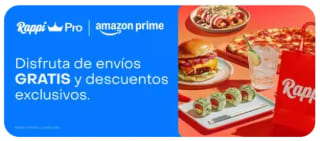Rappi Pro por 12 meses Gratis en Amazon