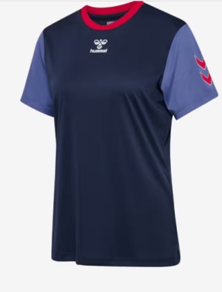 Camiseta de balonmano Mujer - Hummel azul / rosa por 8.99€