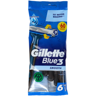 Gillette Blue3 scheermesjes Comfort Slalom 12 stuks voor €5,99 bij de Action