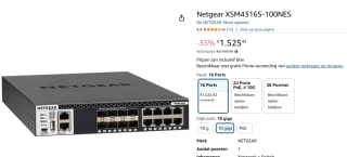 NETGEAR M4300-8X8F Managed Switch voor €1.525,42 bij Amazon