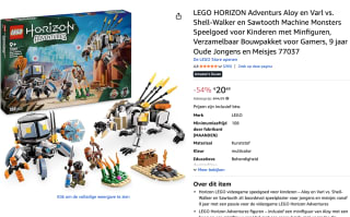 LEGO® Horizon Adventures™ Aloy en Varl vs. Shell-Walker en Sawtooth voor €20,49