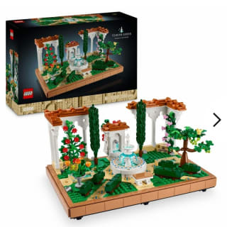 Lego Icons Jardín con Fuente por 76.99€.