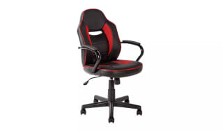 Argos Home Faux Leather Mid Back Gaming Chair – Red/Black or White £56 w/ Code RED30