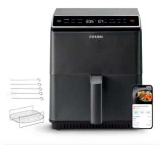 Cosori Dual Blaze Chef Edition Freidora de Aire 6.4L 1700W + accesorios por 105,89€