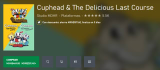 Cuphead & The Delicious Last Course por $281 | Xbox Store