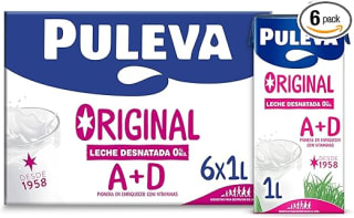 Puleva Original Leche Desnatada con Vitaminas A y D Pack 6 x 1L por 5.53€