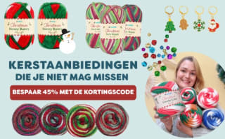 45% korting op geselecteerd garen bij Hobbii