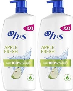 2 litros Champú anticaspa H&S Apple Fresh con dosificador por 16.61€
