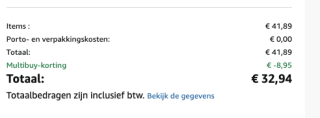 3=2 op Geselecteerde Lego sets bij Amazon