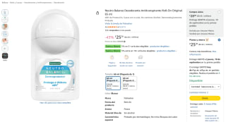 Palmolive Neutro Balance desodorante antitranspirante Roll-On 65ml por $25 en Amazon