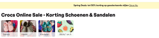 Crocs Spring Deals: tijdelijk tot 50% korting