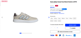Tenis Adidas Courtblock Hombre por $612 | Oferta Martí