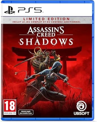 Assassin's Creed Shadows Limited Edition FRA PS5 voor €35,30 bij Amazon
