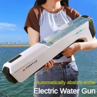 Pistola d/agua eléctrica Alta Presión p/niños
