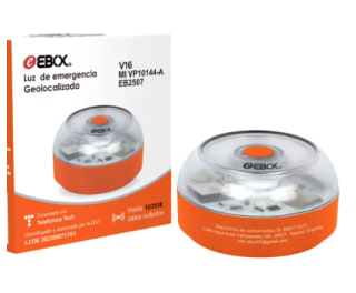 Baliza Ebox V16 luz de emergencia geolocalizada por 12.65€