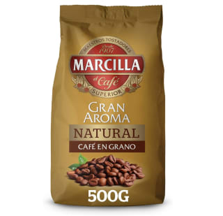 4X3 Marcilla Café en grano gran aroma natural 500g por 30,63€