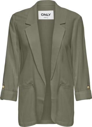 Only Onlsiesta 3/4 open lin blazer voor €15,75 bij Bol