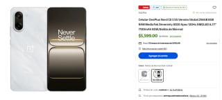 OnePlus Nord CE 5 5G 256GB por $5,040 | Walmart