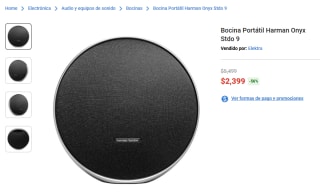 Bocina Portátil Harman Onyx Stdo 9 por $2,399 | Elektra