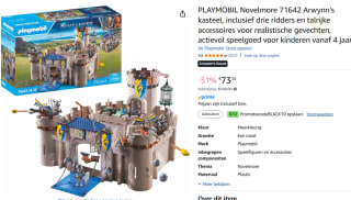 PLAYMOBIL Novelmore Arwynn's kasteel voor €63,10 dmv code bij Amazon