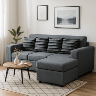 Sofá Intercambiable Viena Lino Gris Medio Muebles Duna $129.990 en MundoLider, Chile