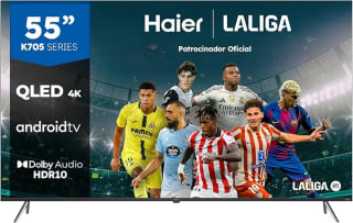 Haier QLED 4K UHD H55K705UG, 55", Smart TV, Android 11, Dolby Audio por 279€