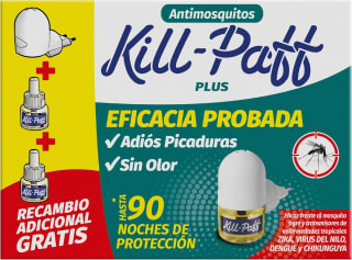 KILL-PAFF Insecticida Eléctrico Antimosquitos 1 difusor + 2 recambios por 2.99€