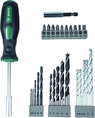 Bosch Profesional 2607017201 Kit básico de puntas y brocas para bricolaje por 7.99€
