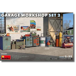 MiniArt 35668 Kit de taller de garaje escala 1:35 por 10.99€