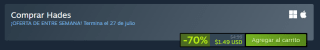 Hades por $25 | Oferta Steam