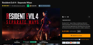 Resident Evil 4 Separate Ways por $136 | Fanatical