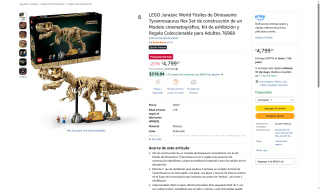 Set LEGO Jurassic World por $4,799 | Oferta Amazon