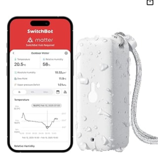 SwitchBot Hygrometer IP65 voor €21,99