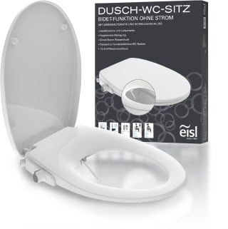 Asiento de inodoro con bidé, ducha a tope y cierre suave por 32.75€