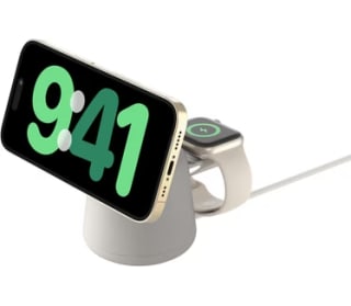 BELKIN BoostCharge Pro 2-in-1 MagSafe 15 W Draadloze oplader voor €64,05 bij Bol