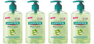 4 Botes de Jabón manos Sanytol 250ml hidratante por 4.75€