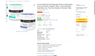 Kit Neutrogena 2 Cremas por $112 | Oferta Amazon