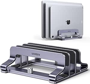 UGREEN verticale laptopstandaard van aluminium met 3 sleuven voor €21,67 bij Amazon
