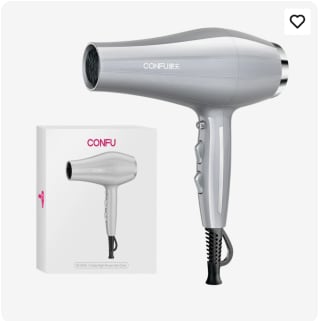 CONFU 8955 Sèche-cheveux haute vitesse 21 000 tr/min à 13,90€