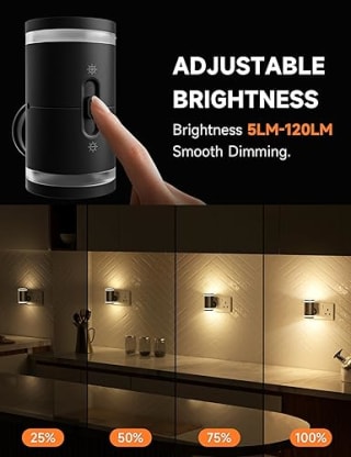 2 Pack LED Night Lights Plug in Wall with sensor for £8.49