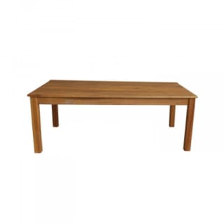 Conjunto de Jardín Mesa Rectangular y 3 Sillas con Cojines Marlon Madera por 149,96€