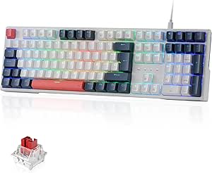 Redragon K668 RGB Teclado Gaming Mecánico 105+4 Teclas QWERTY Español por 48.89€
