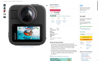 Cámara GoPro MAX 2 360° por $8,548 | Amazon