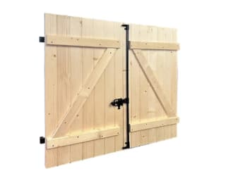 Volet battant bois naturel Fortia - l.120 x H.115 cm 2 vantaux à 135,90€