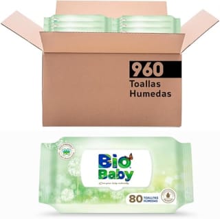 Bio Baby Toallitas Húmedas 960 ud por $378 | Oferta Amazon